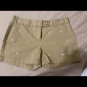 COPY - Vineyard Vines Khaki Whale embroidered shorts
